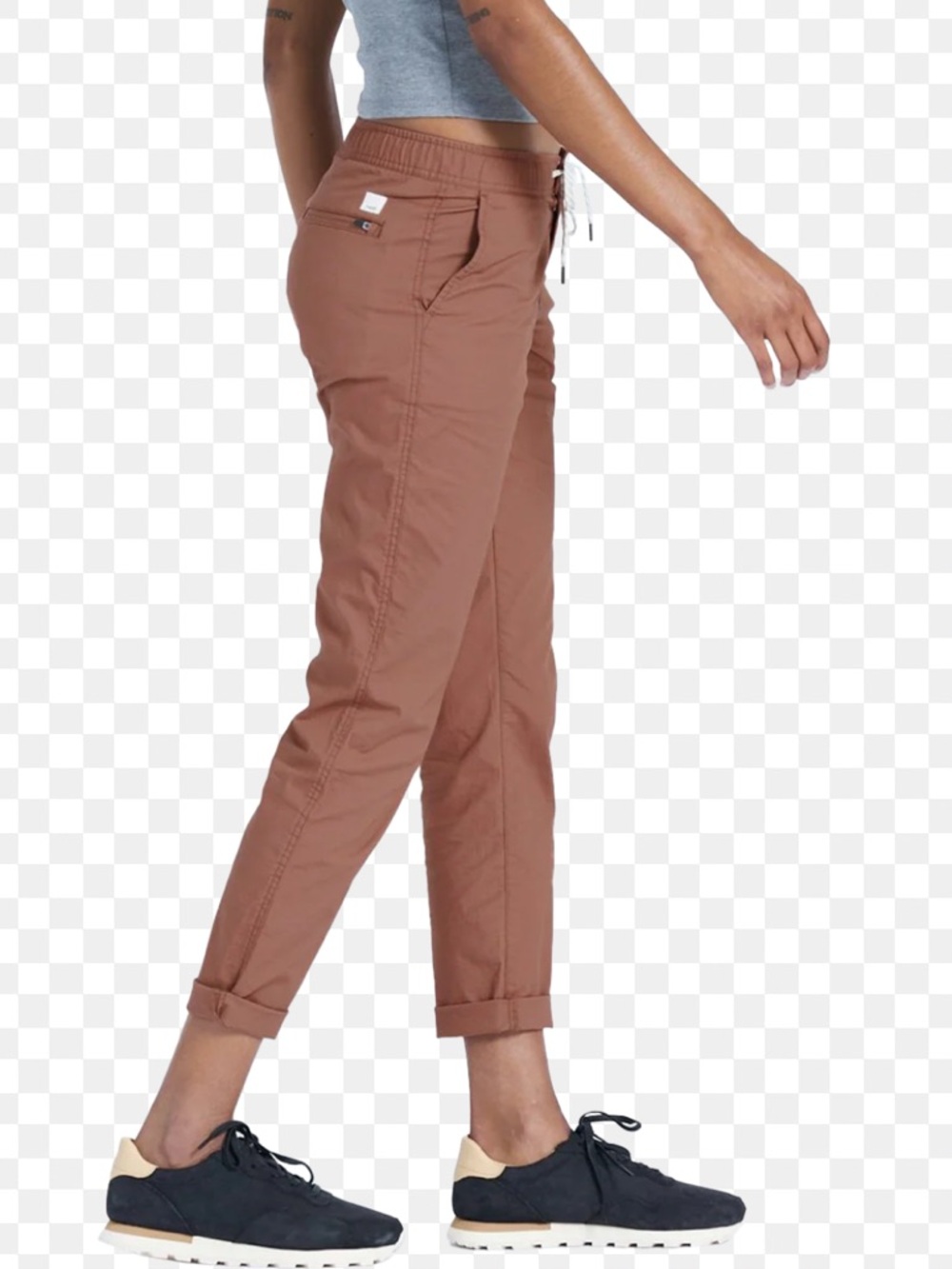 Vuori Women's Ripstop Pants in Mauve-Taupe - Picture 3 of 9